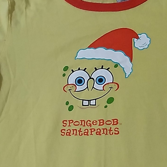 Girls SpongeBob Christmas Shirt - Picture 4 of 5